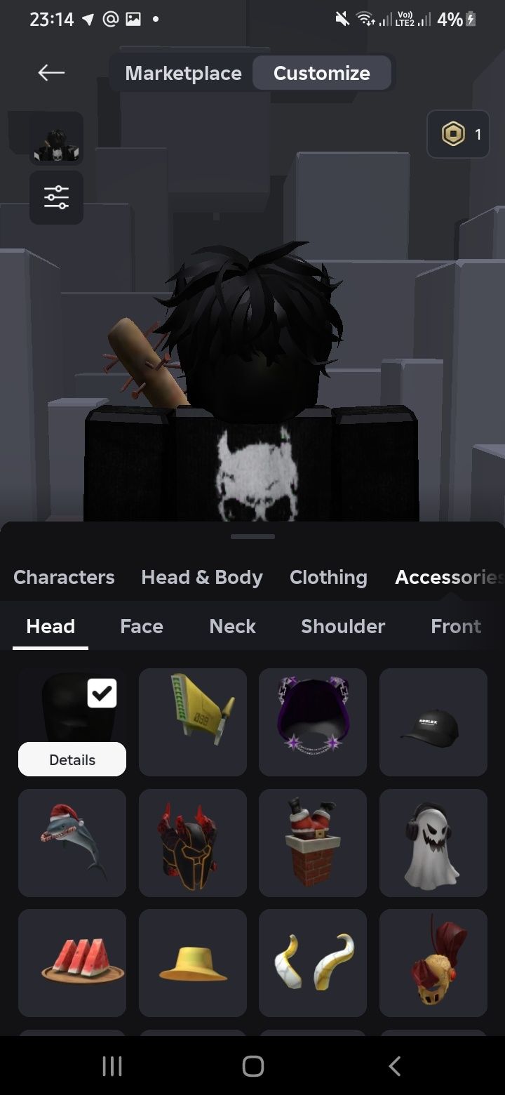 Аккаунт roblox жирный