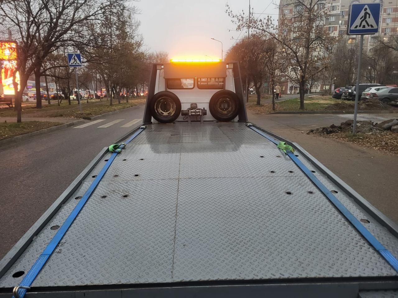 Борт на эвокуатор