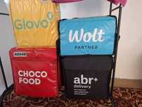 Термокоробы Wolt, Chocofood, ABR