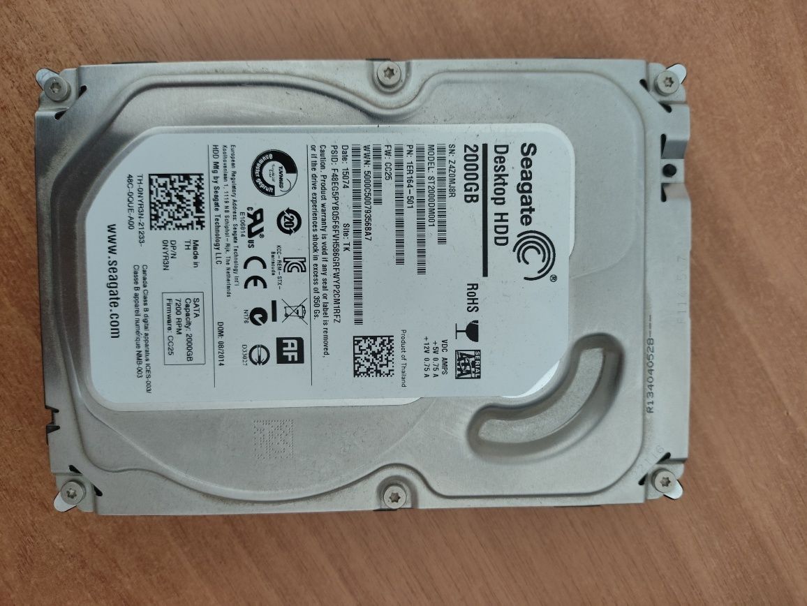 Hard disk 2 Tb..
