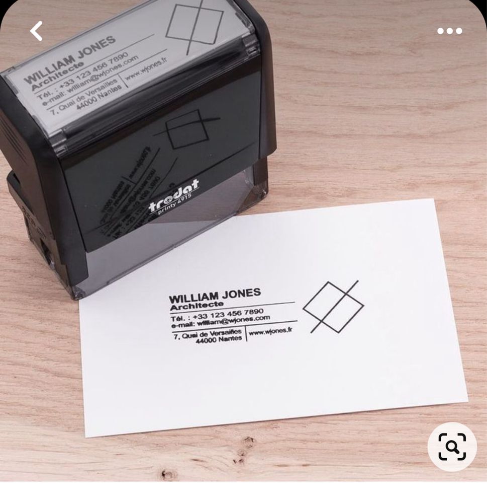 Изготовление штампов/печатей