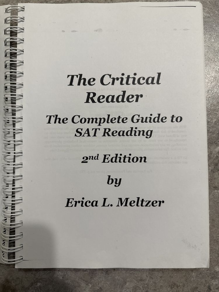 Книга SAT Reading