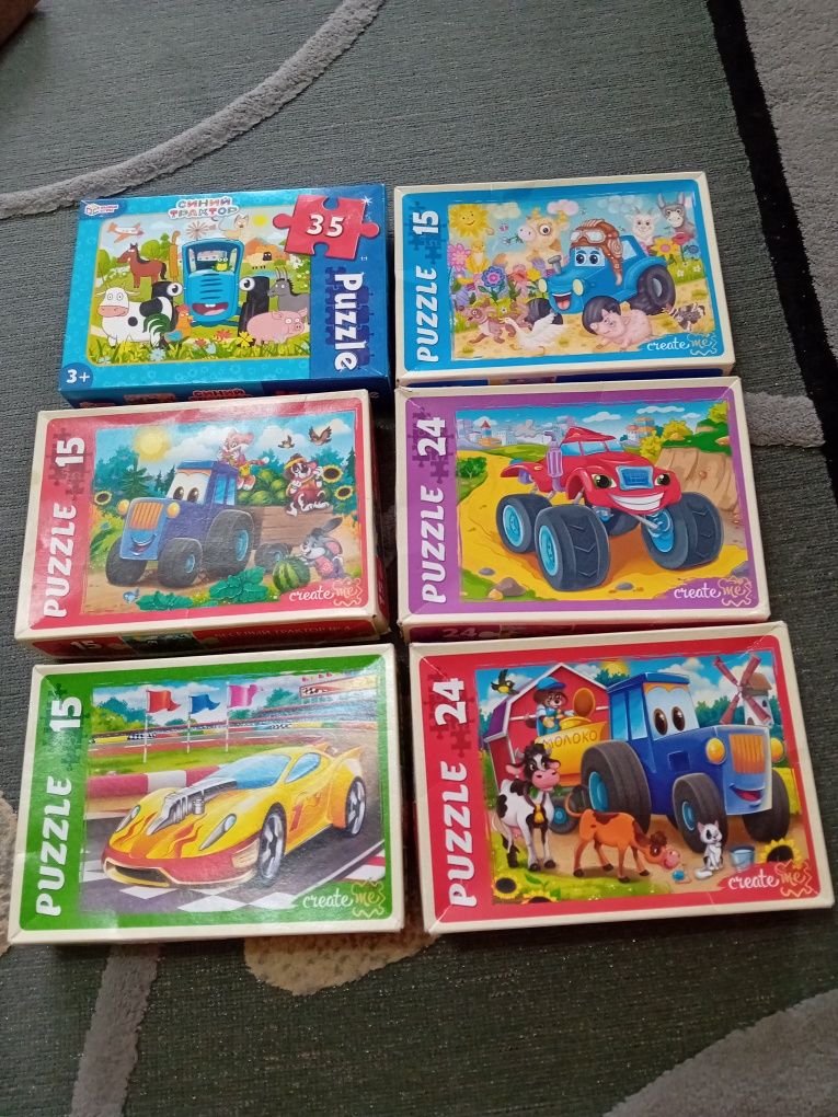 Развивающие книги, пазлы, игрушки