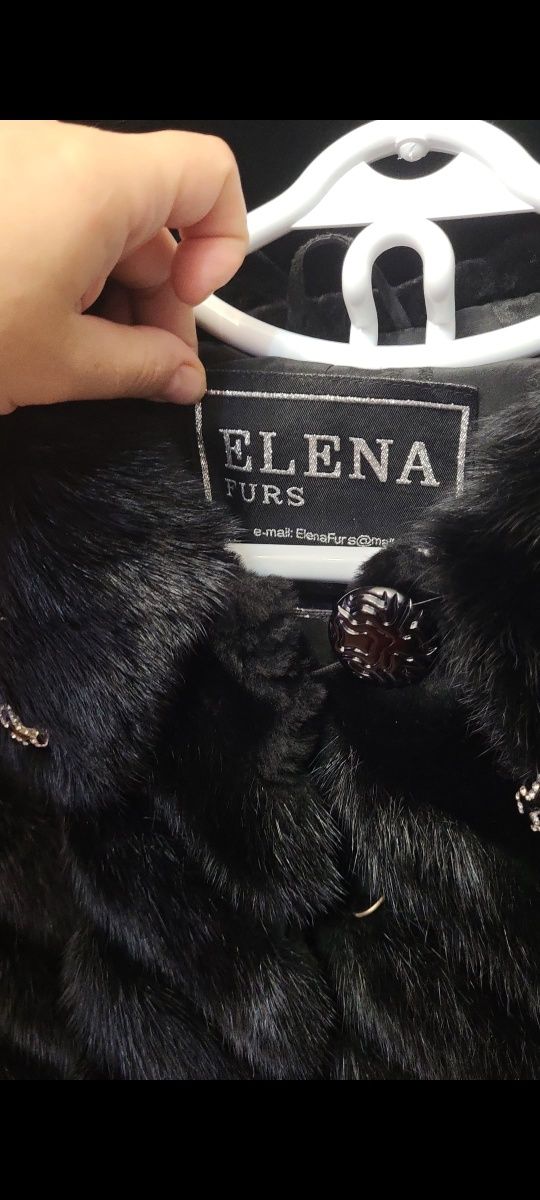 Продам шубку фабрики.  Elena Furs, натуралка, одевала 3 раза, 48 sized