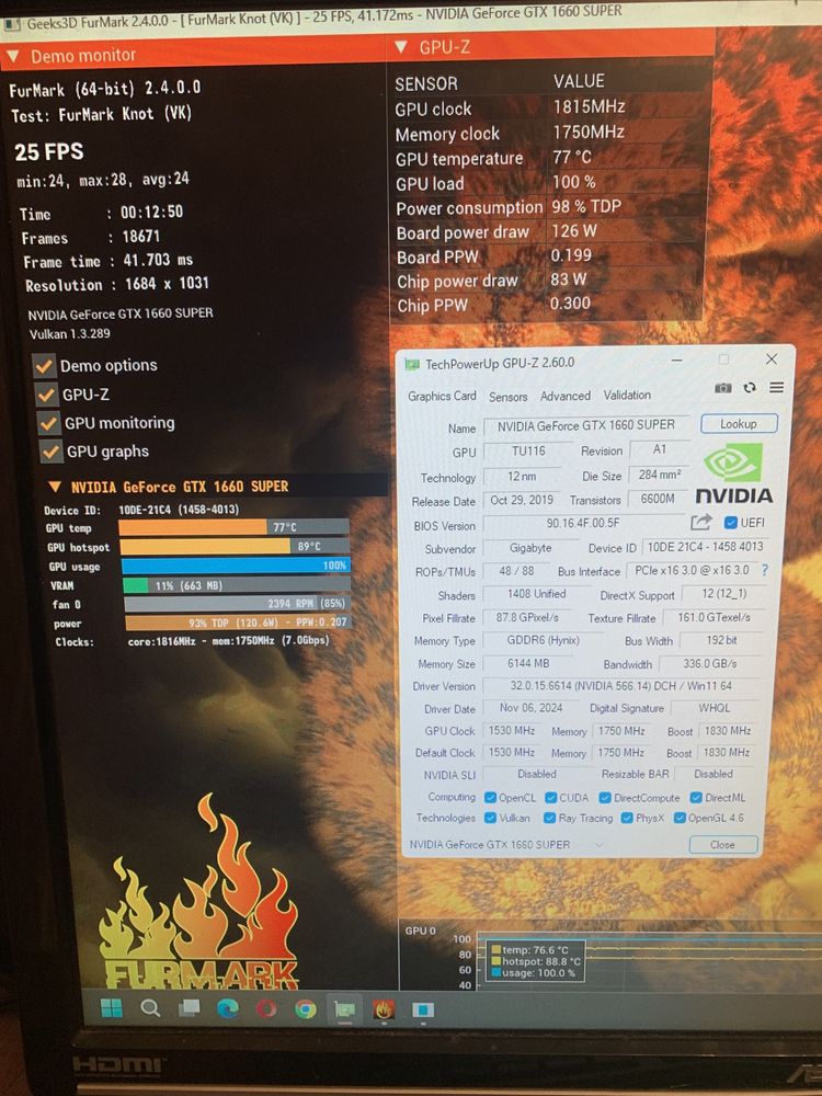 GTX-1660 Super 6gb Gigabyte