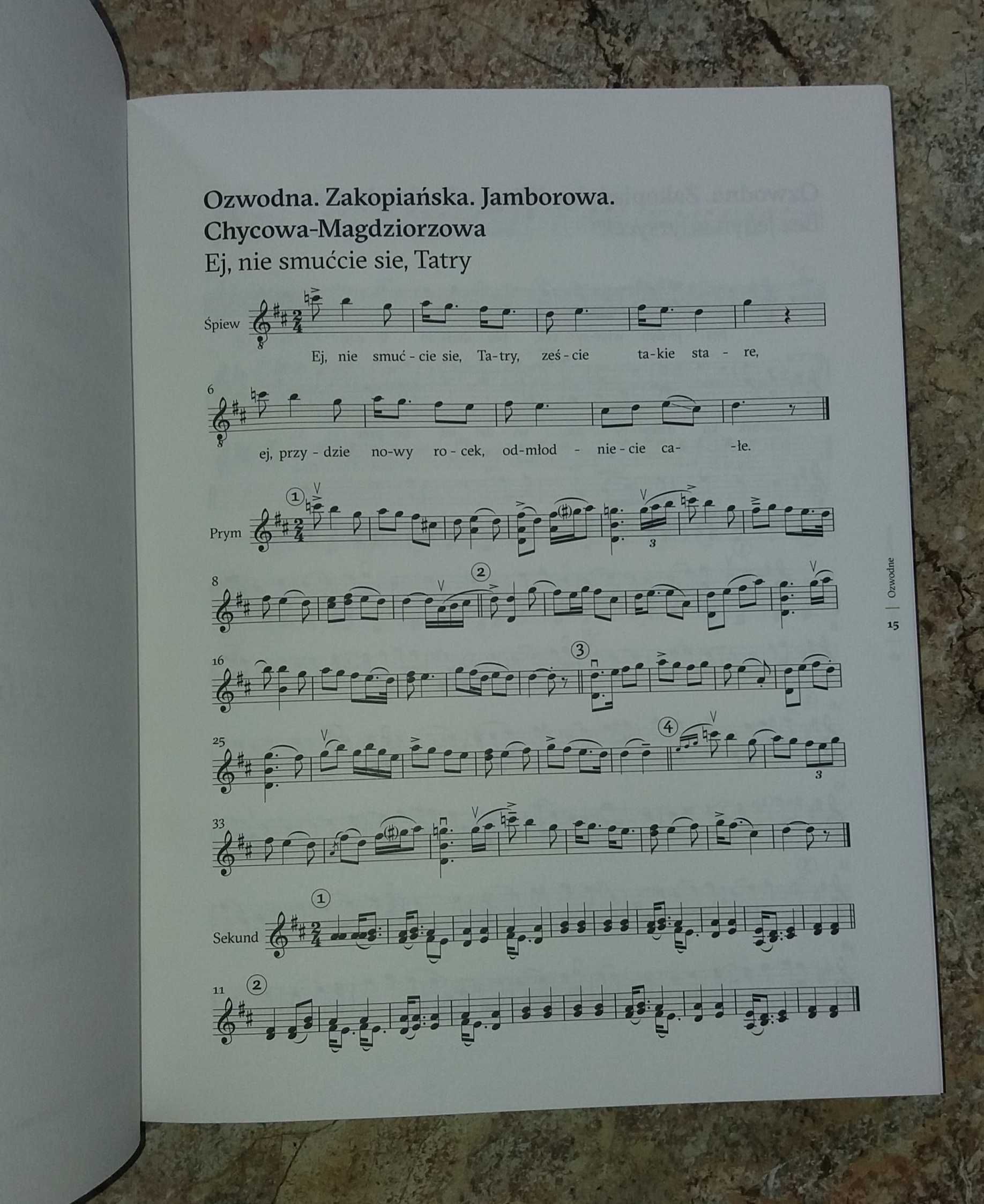 Нотное издание. Музыка Скального Подгаля