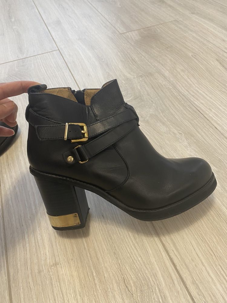 Осенние кожаные ботинки Topshop 38