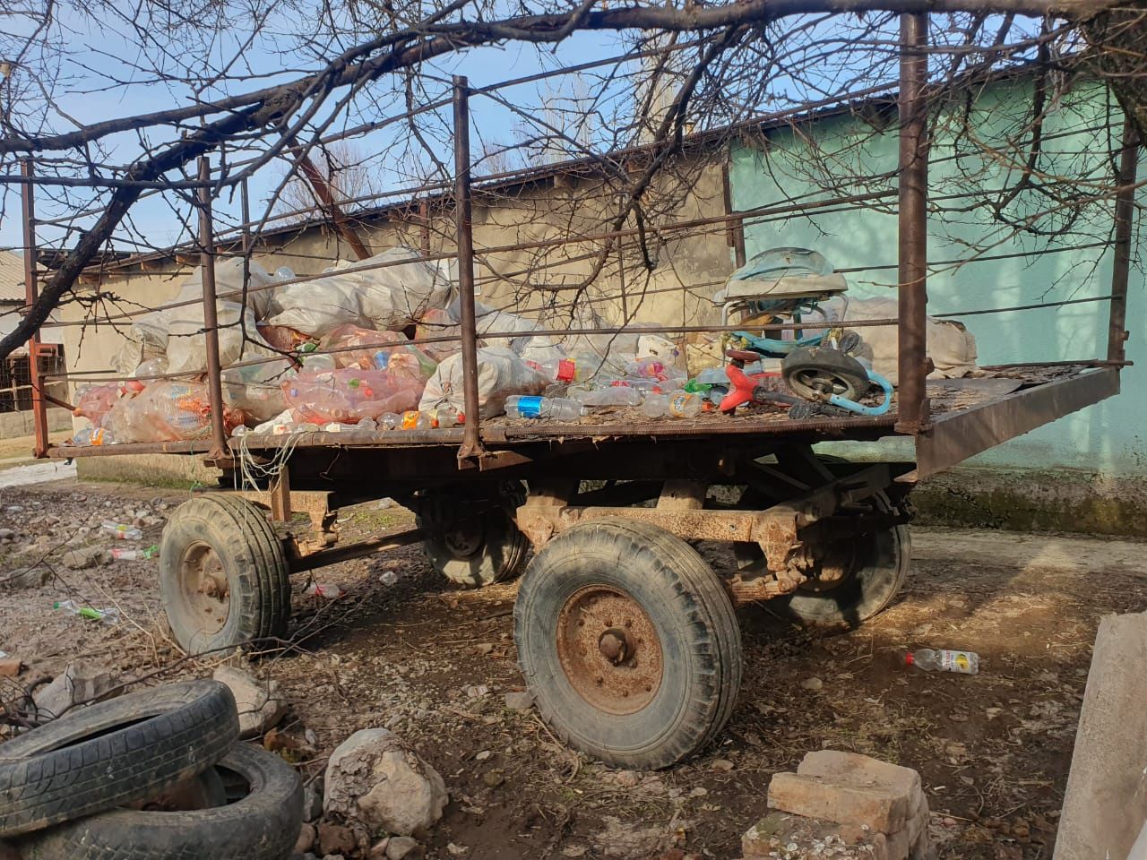Тележка с дисками