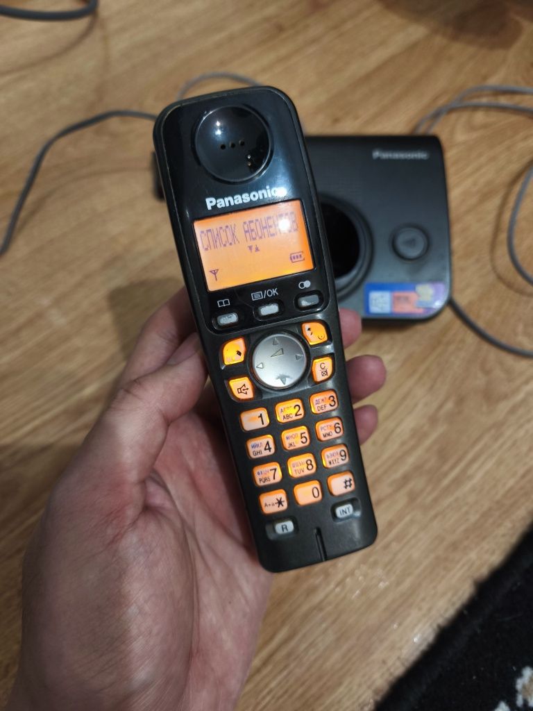 Телефон домашний, беспроводной Panasonic