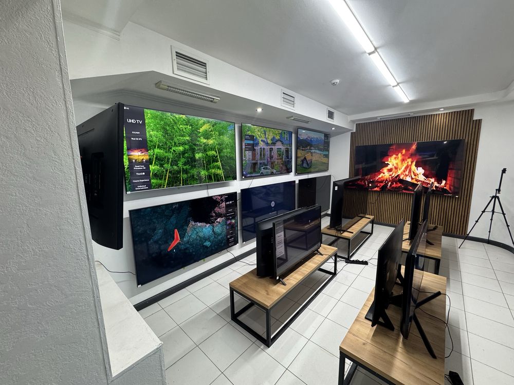 Телевизоры LG, Samsung 32–85” Smart TV Tizen, webOS, Android, Гарантия