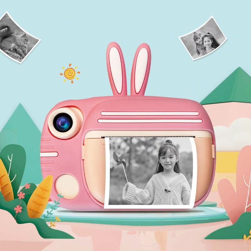 Продам оригинальную игрушку Фотоаппарат Camera Розовый зайчик пластик