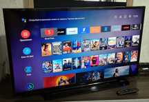 SONY 40" 102см и SmartTVbox с Wi-Fi, YouTube и пр Приём цифры В ИДЕАЛЕ