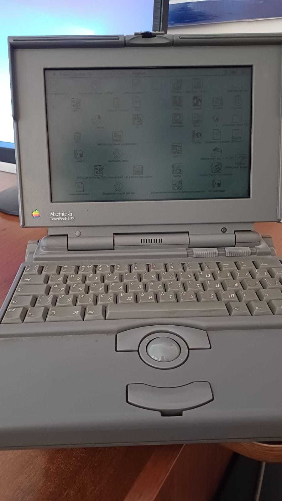 Ноутбук Apple Macintosh PowerBook 145B (ретро - 1993 г.)