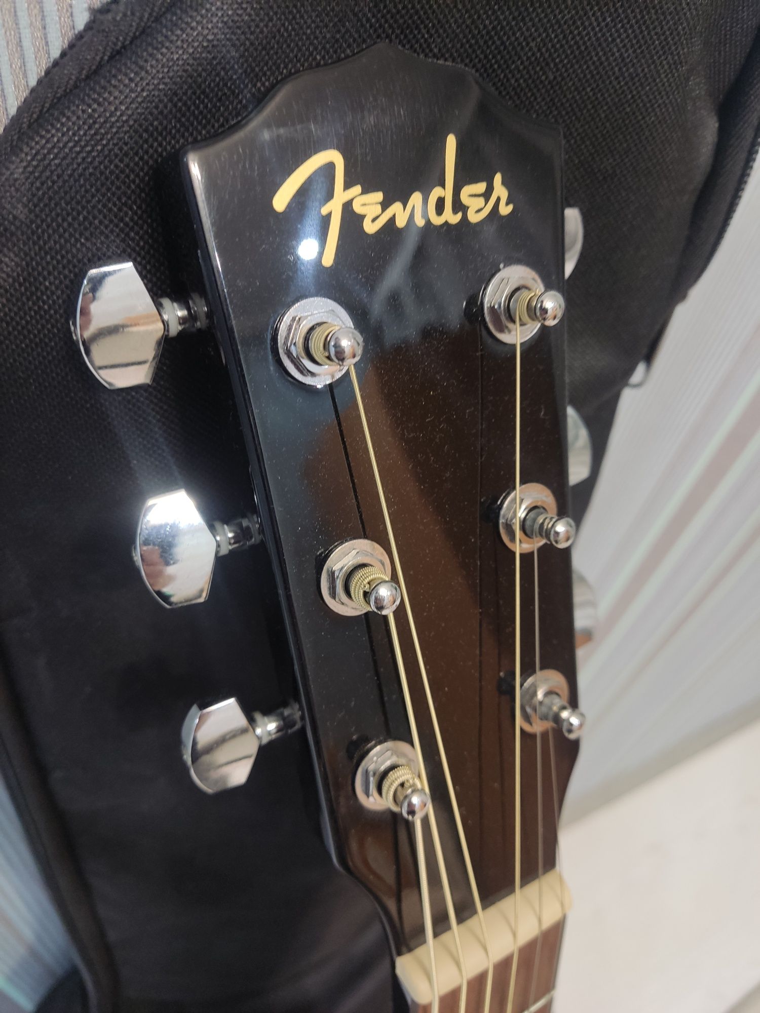 Акустическая гитара fender cd-60 dreadnought металл струны