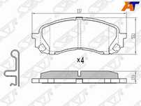 Колодки тормозные Subaru Impreza