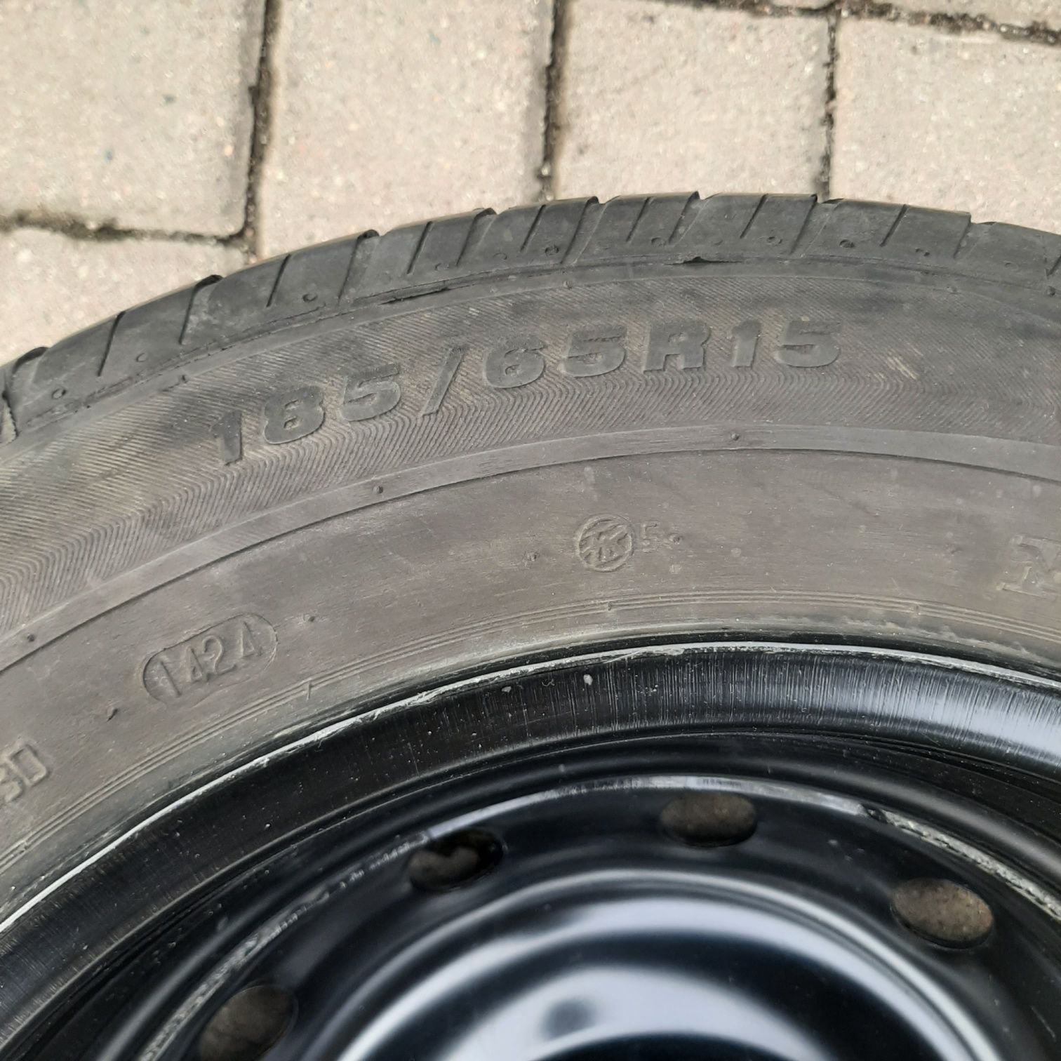 Продам резину с диском r15 одиночка