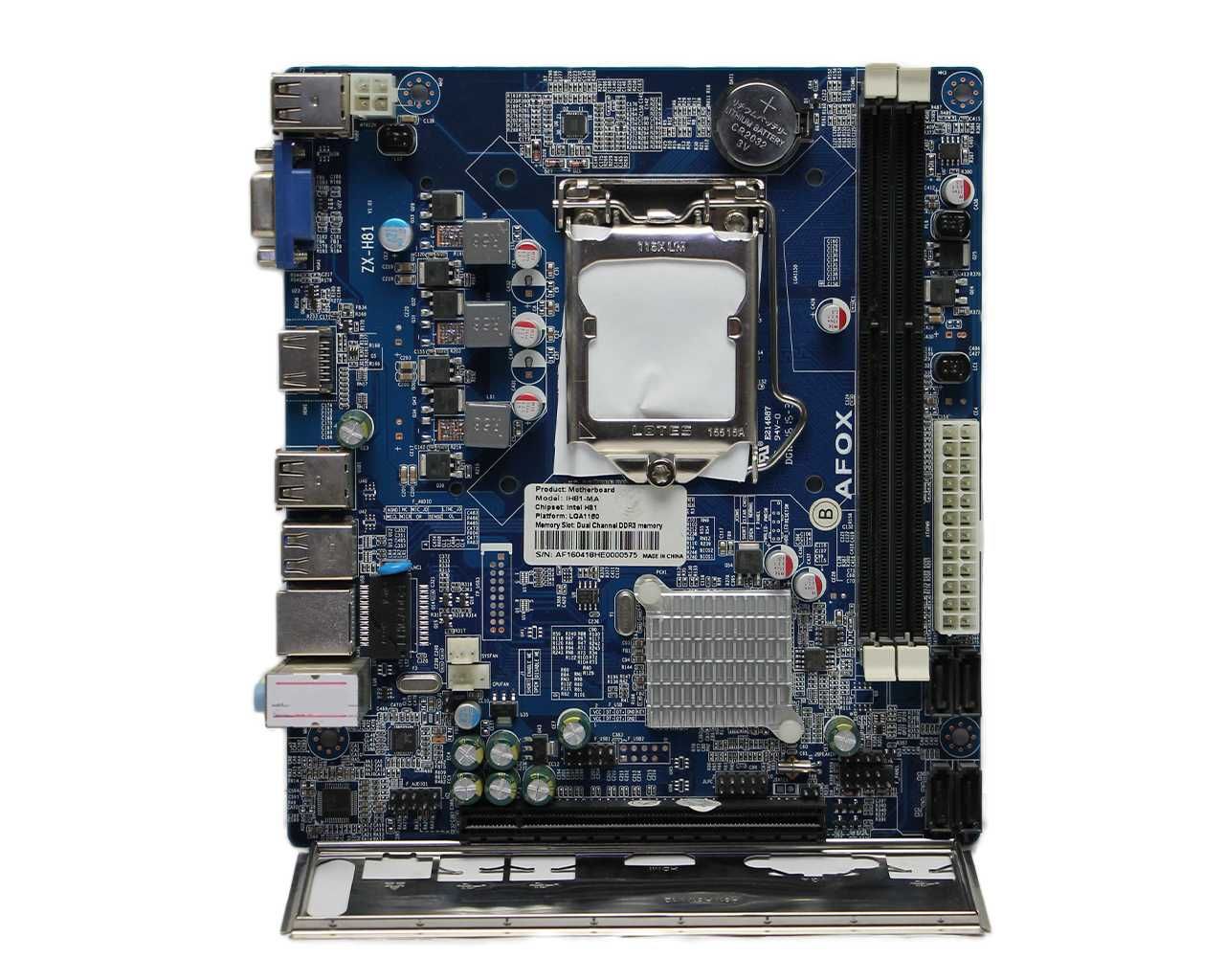Мат.Плата LGA 1150 Afox IH81-MA 2x DDR3