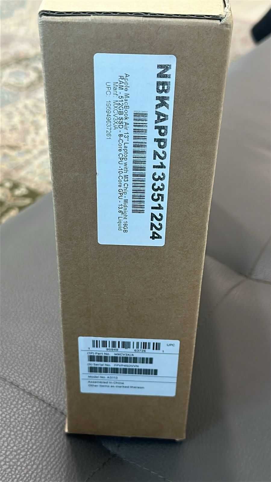 Macbook AIr 13 M3 16/512