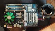 Комплект gigabyte lga775, gt 630 2gb, pentium e6300,кулеры для проца