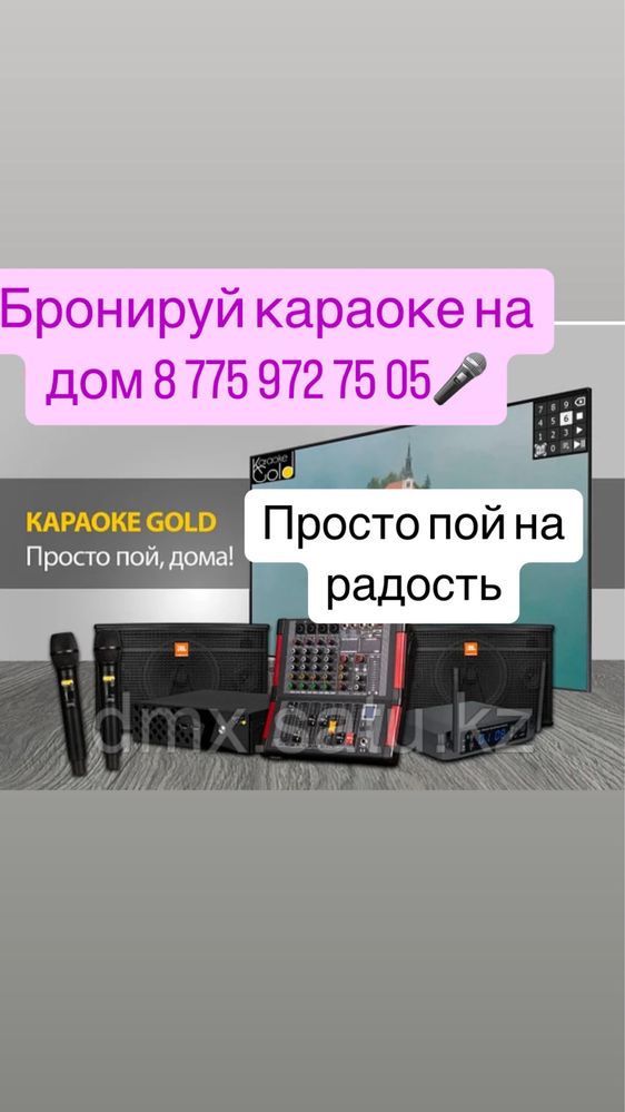 Аренда  профессиональное караоке на дом г. Атырау
