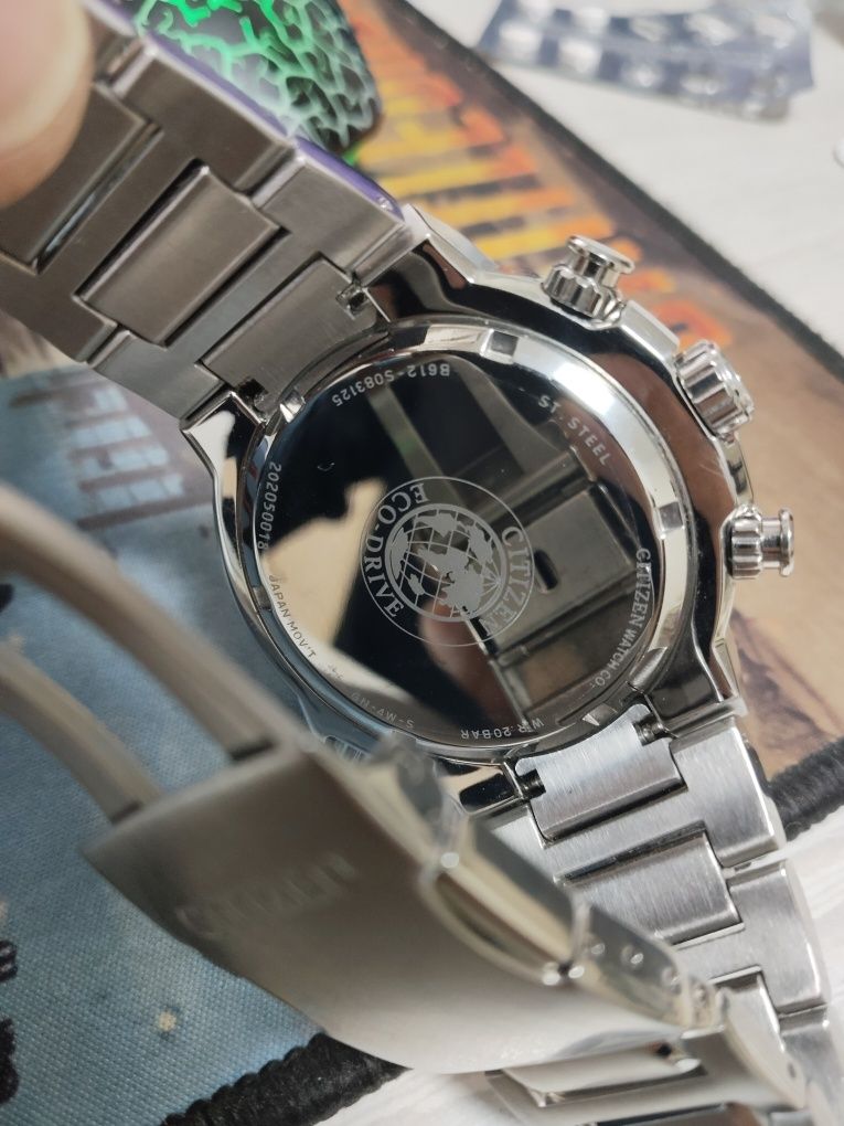 Часы хронограф Citizen eco drive endevour