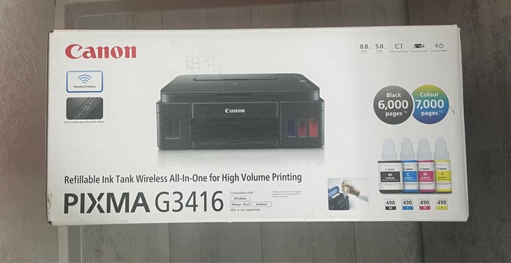 Canon PIXMA G3416 – жаңа принтер