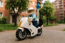 Lego  полицейский мотоцикл