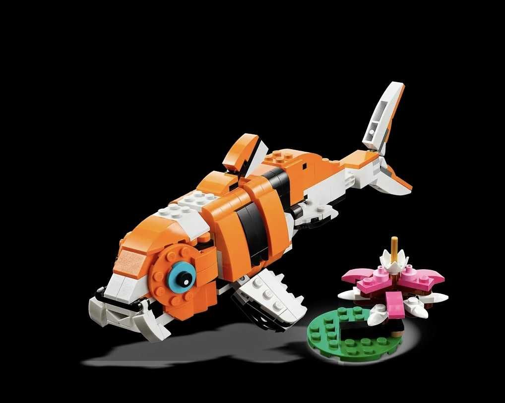 Игрушка Лего 31129, 3 в 1, тигр, маленькая панда и рыба