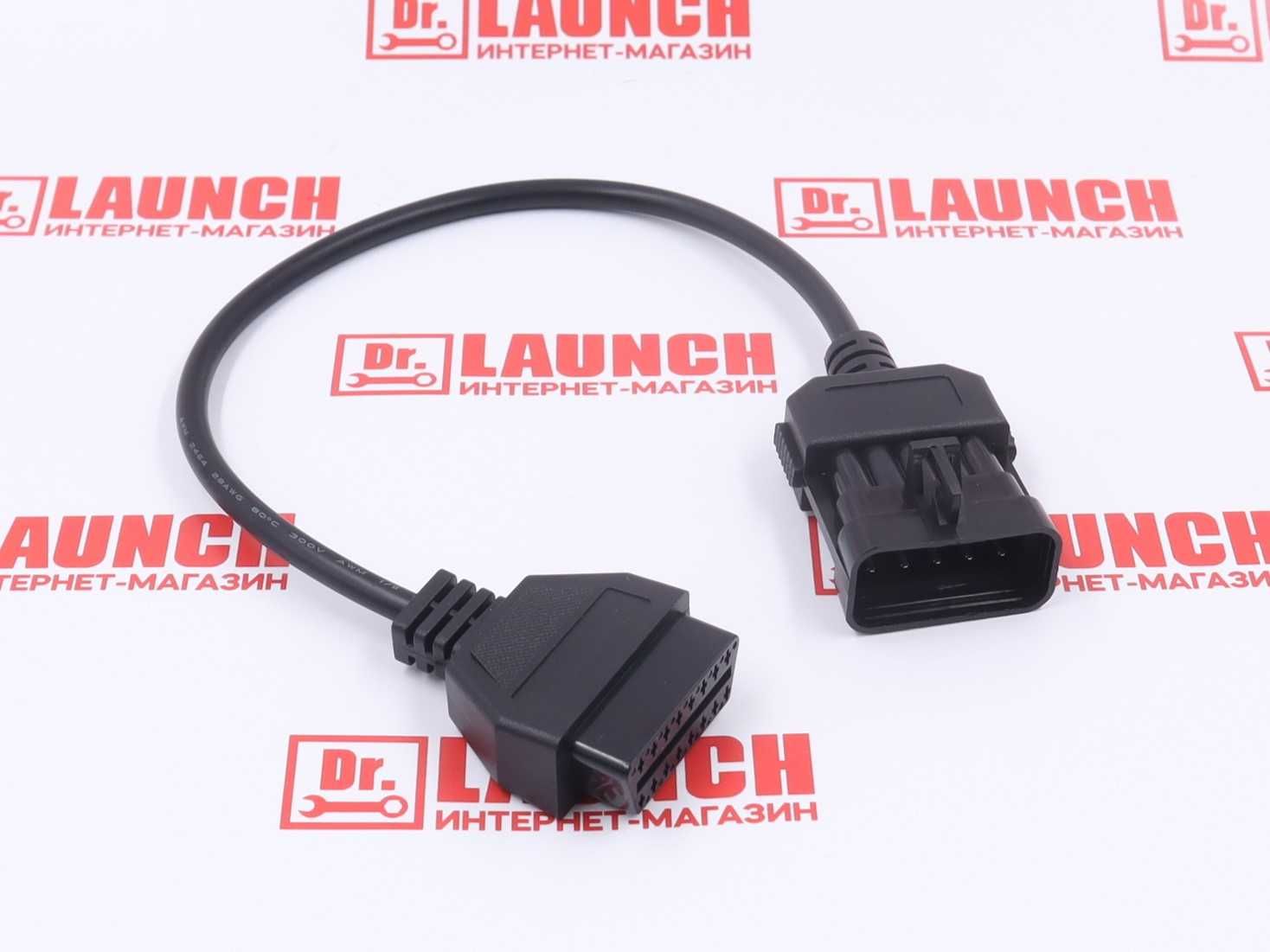 Переходник Opel 10 pin на OBD2 16 pin кабель, новый гарантия!