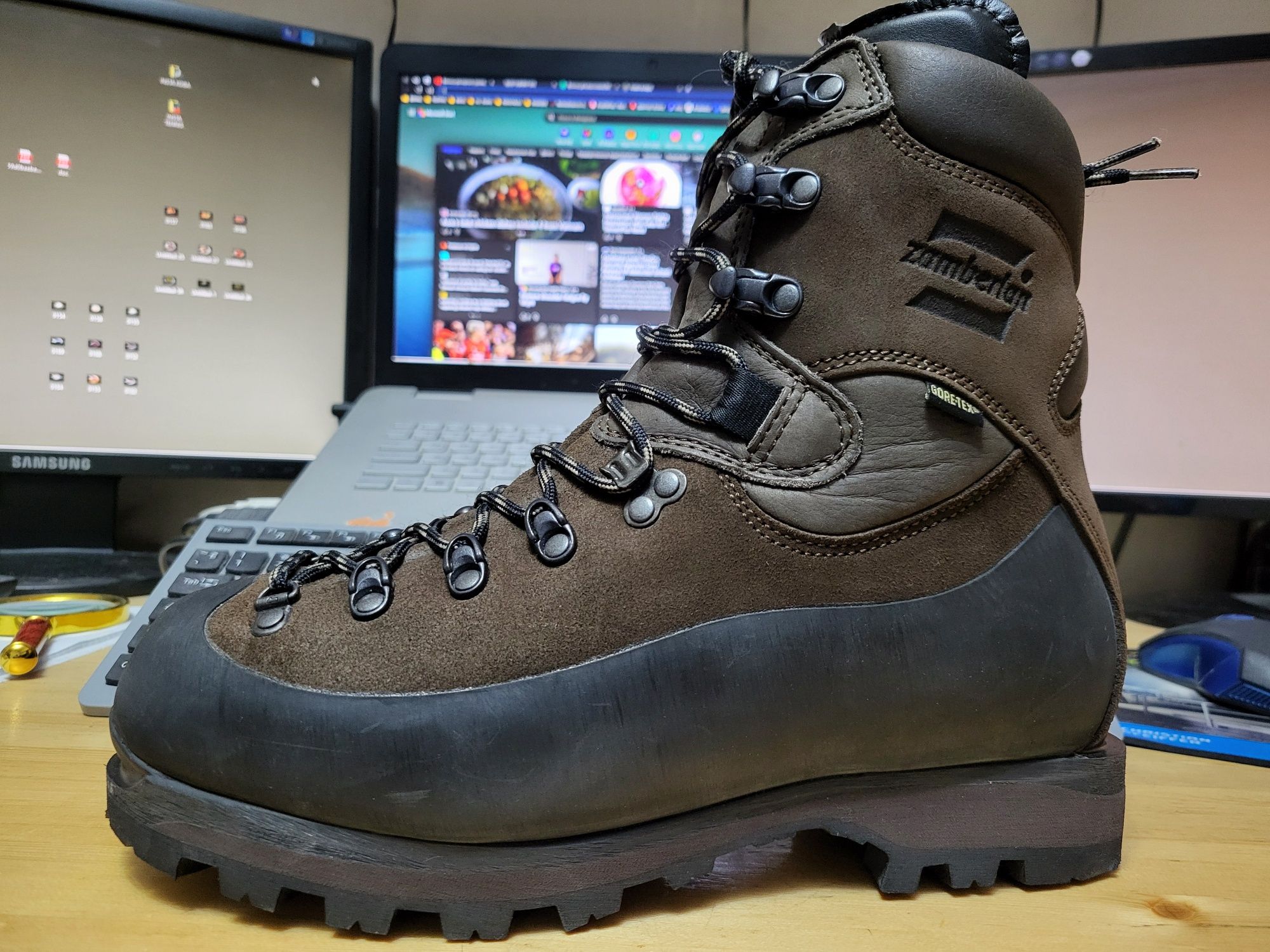 Двухрантовые ботинки  ZAMBERLAN Mountain  Expert Ibex GT RR  или обмен