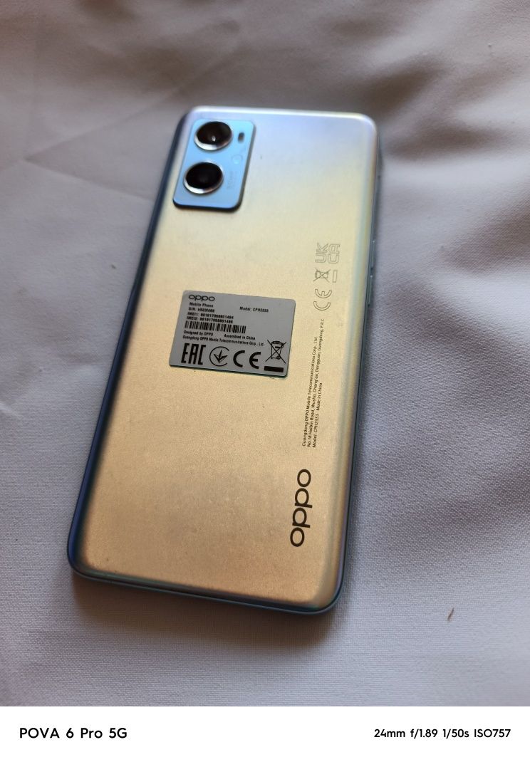 Продам смартфон за 50000т OPPO A96, память 6/128 хор. сост.