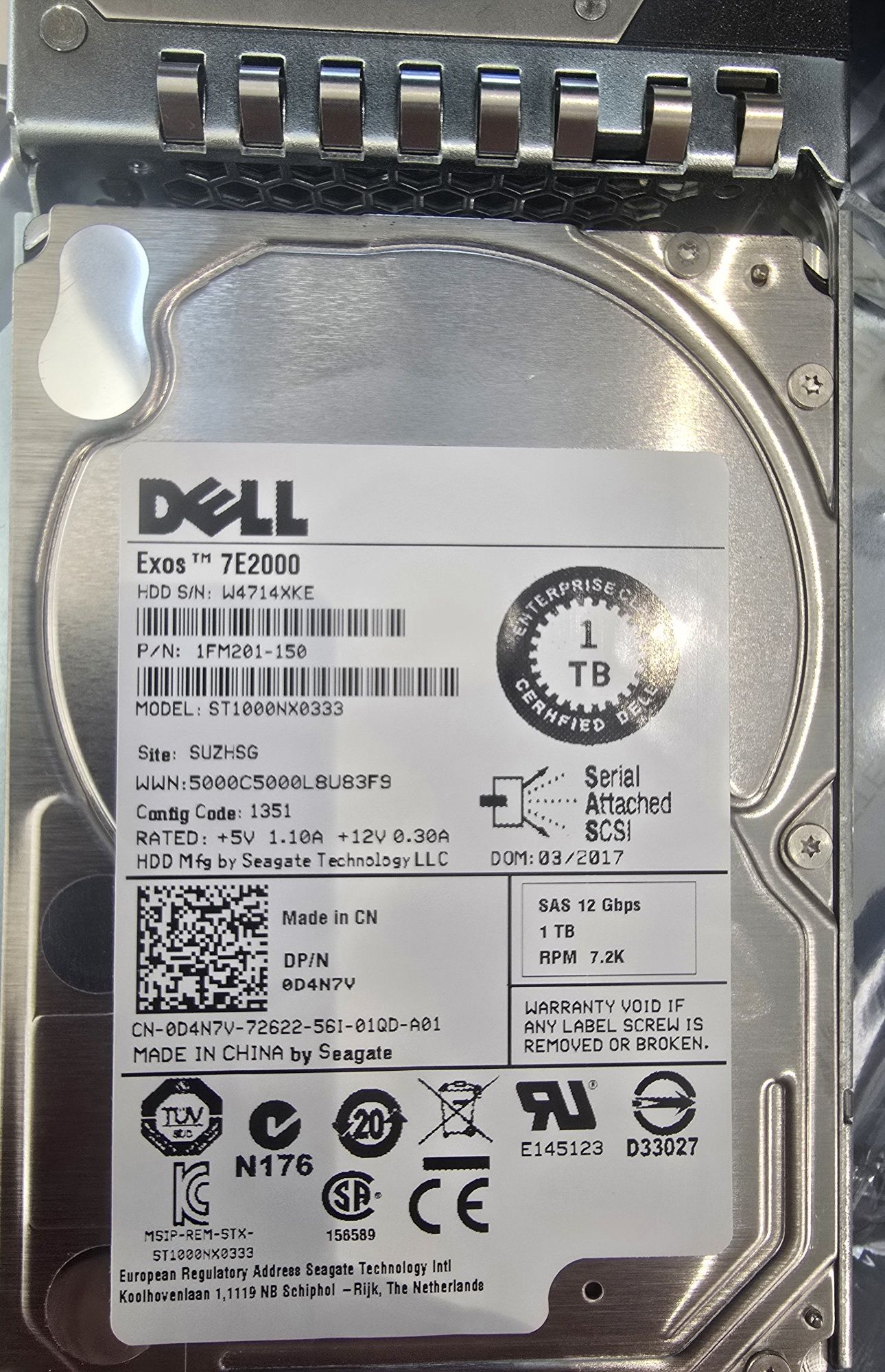 Hdd 2.5, sas - 1Tb Dell