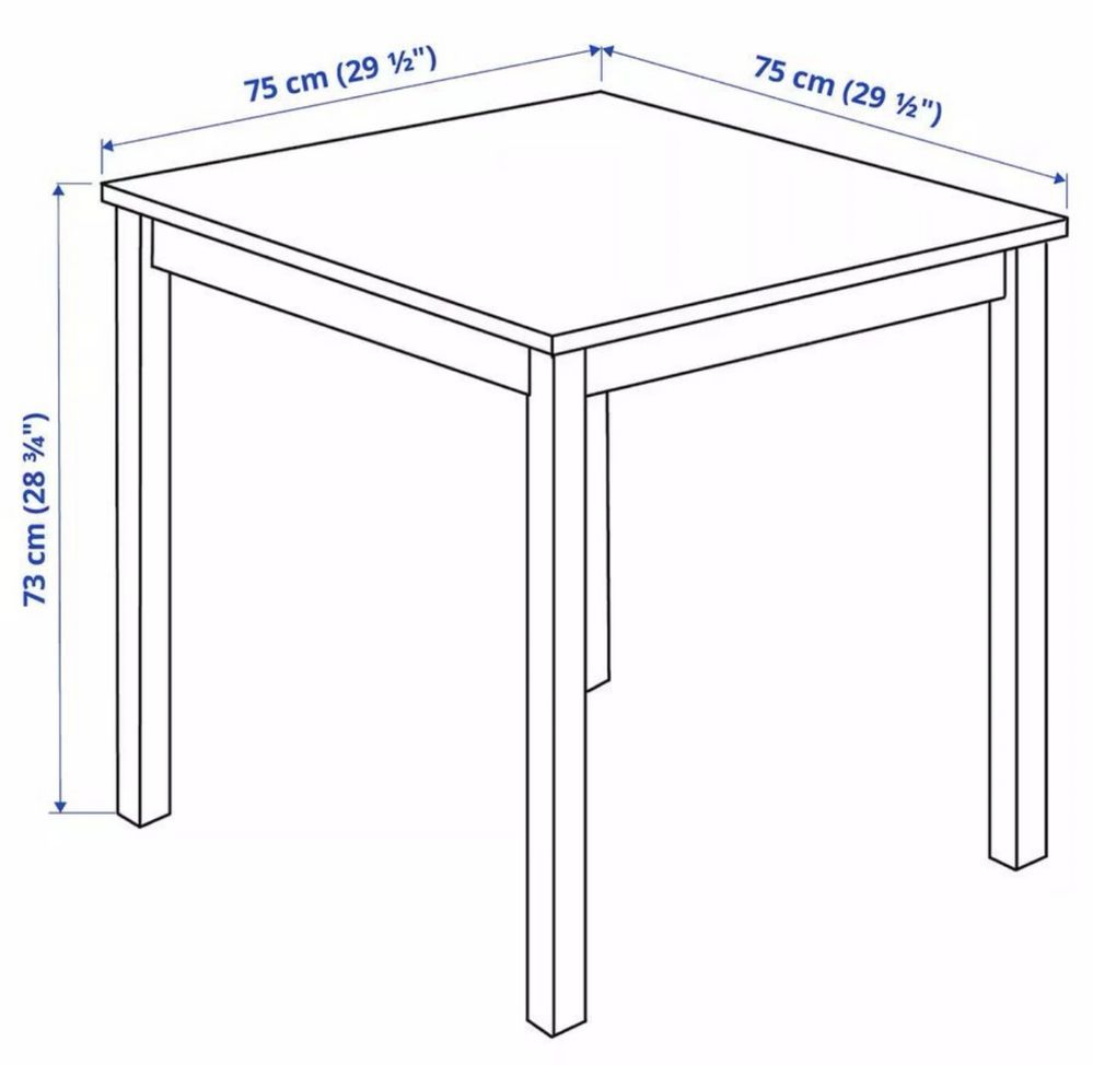 Стол Икеа дерево кухонный обеденный ikea