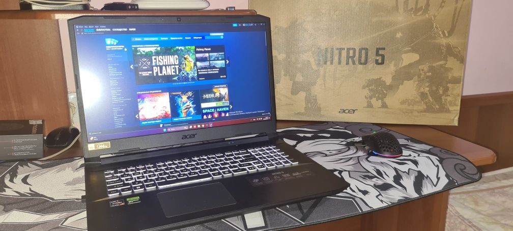 Ноутбук Acer Nitro 5 RTX 3080 AMD Ryzen 7 5800H