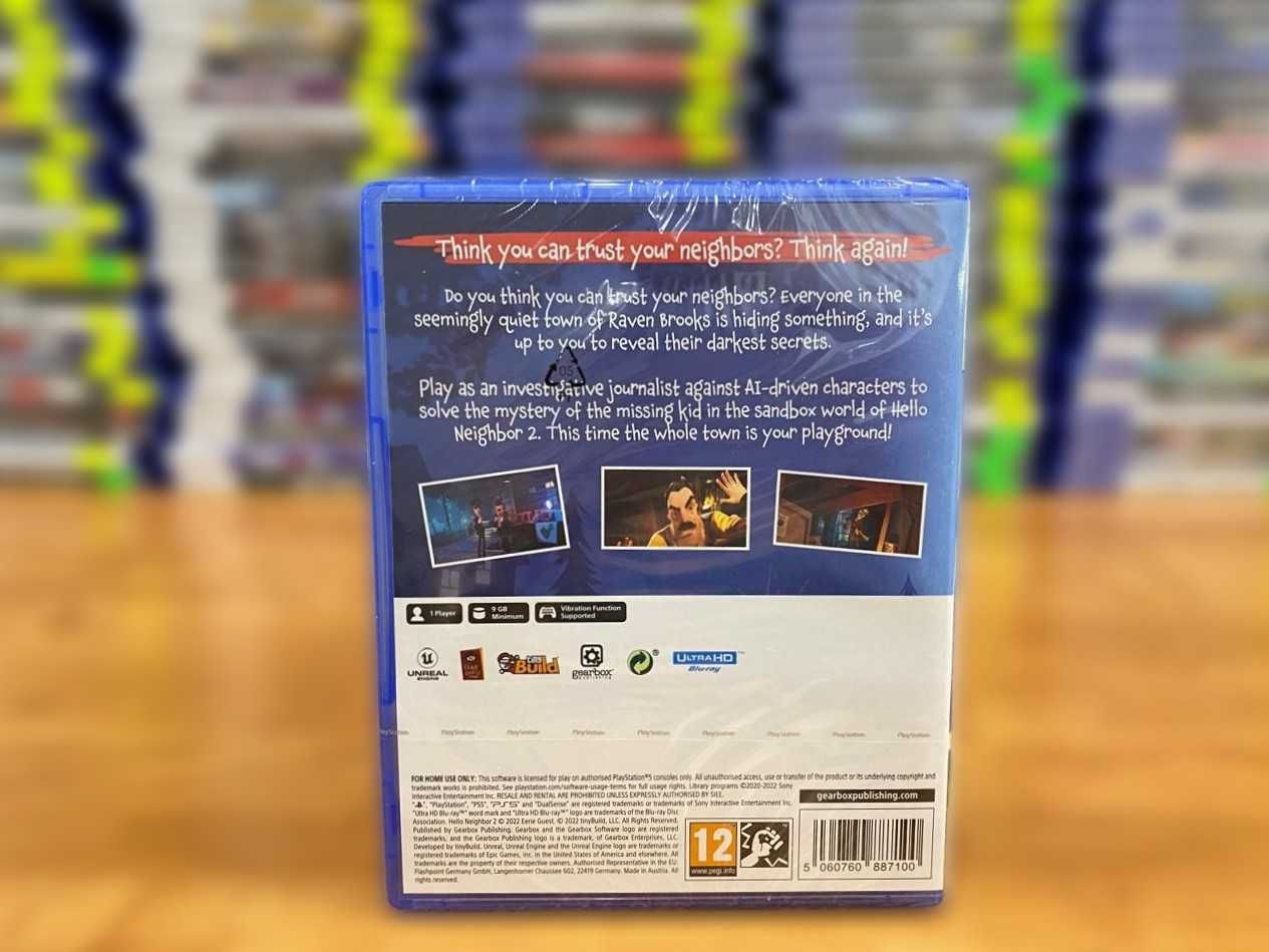 НОВЫЙ Привет Сосед 2 Пс5/ Hello Neighbor II PS5 Большой Выбор Игр
