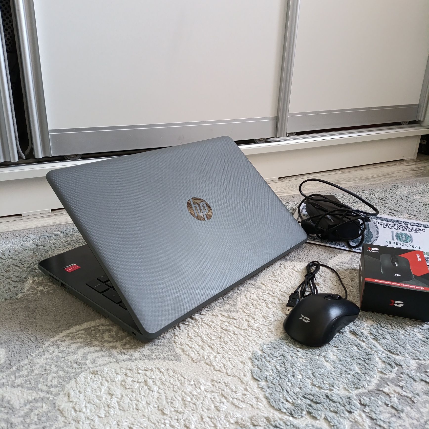HP_2020г/AMD A6-9220/Память-1000ГБ/ОЗУ-4Гб /Мышка, коврик.