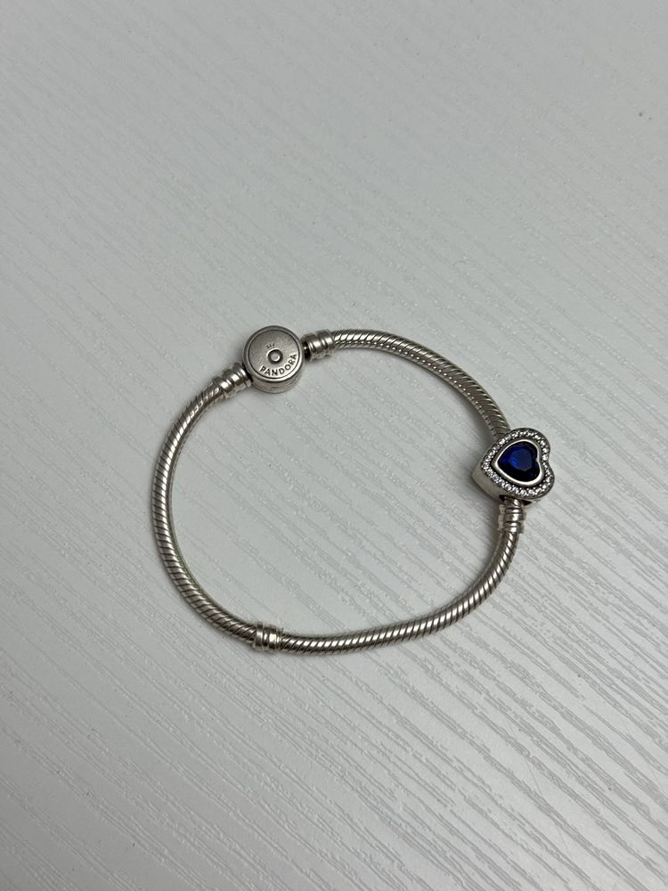 Серебрянный браслет PANDORA (оригинал,без коробки)
