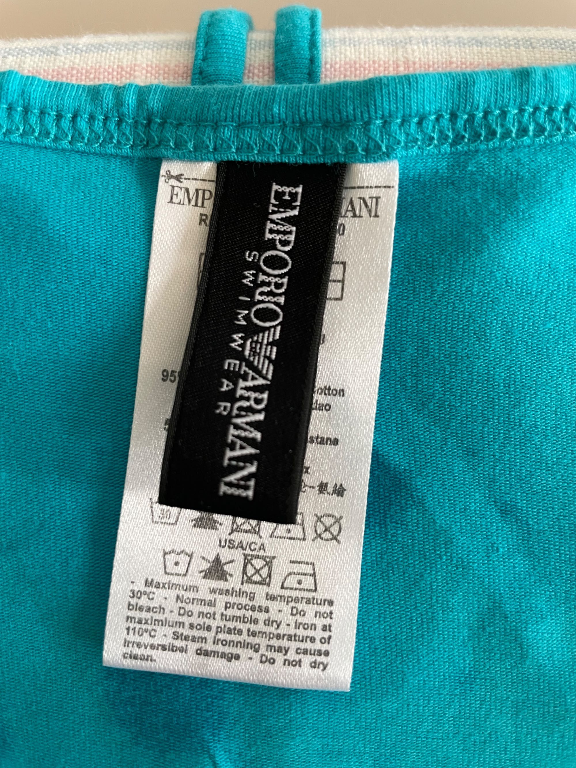 Сарафан от Emporio Armani цвета бирюзы, XS