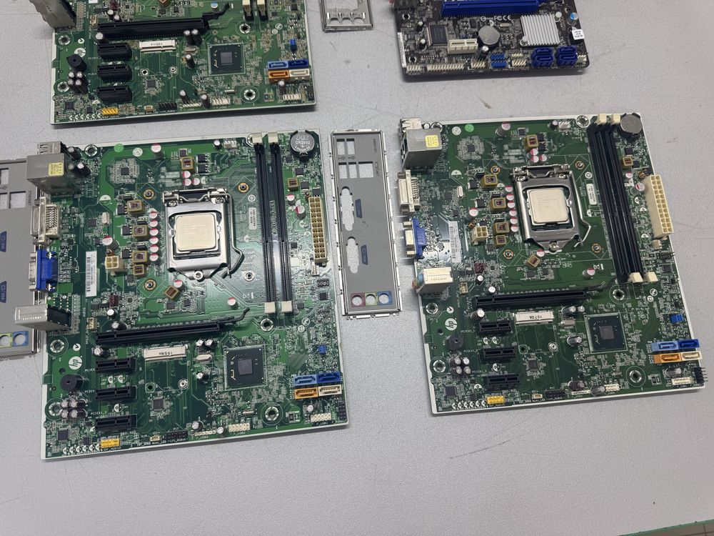 4 комплекта плат и жесткие диски i5-2400S 500gb 1tb