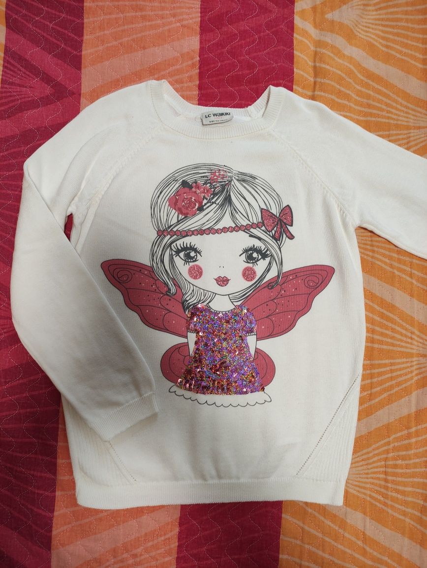 Нарядная кофточка, на 8-9 лет.
