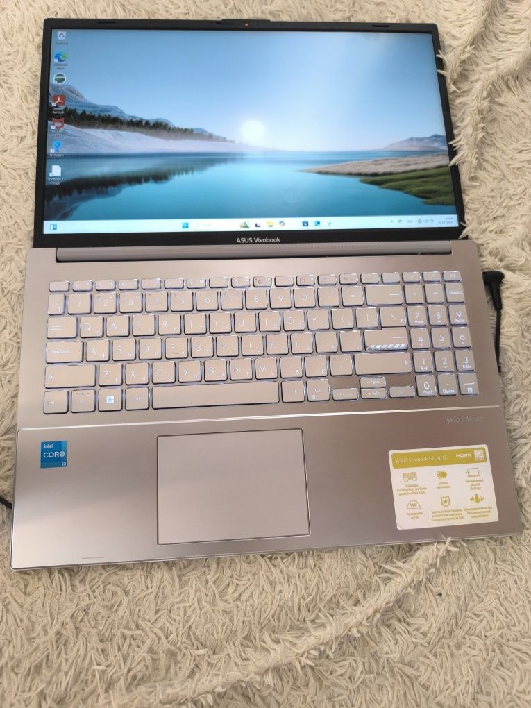 Топовый ноутбук 8 ядер Asus vivobook ультратонкий
