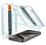 Защитное стекло Spigen GlasTR Ez fit на iPhone 15 Pro Max