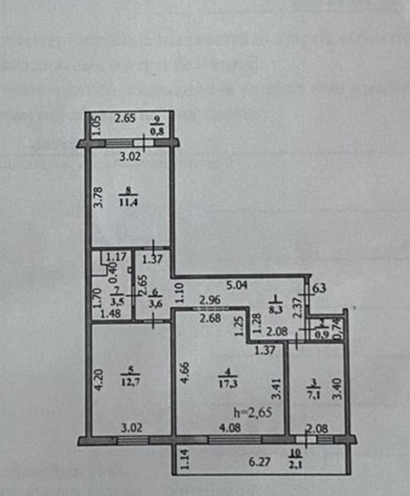 Продам 3-х комн.кв.Аксай или обмен уральск