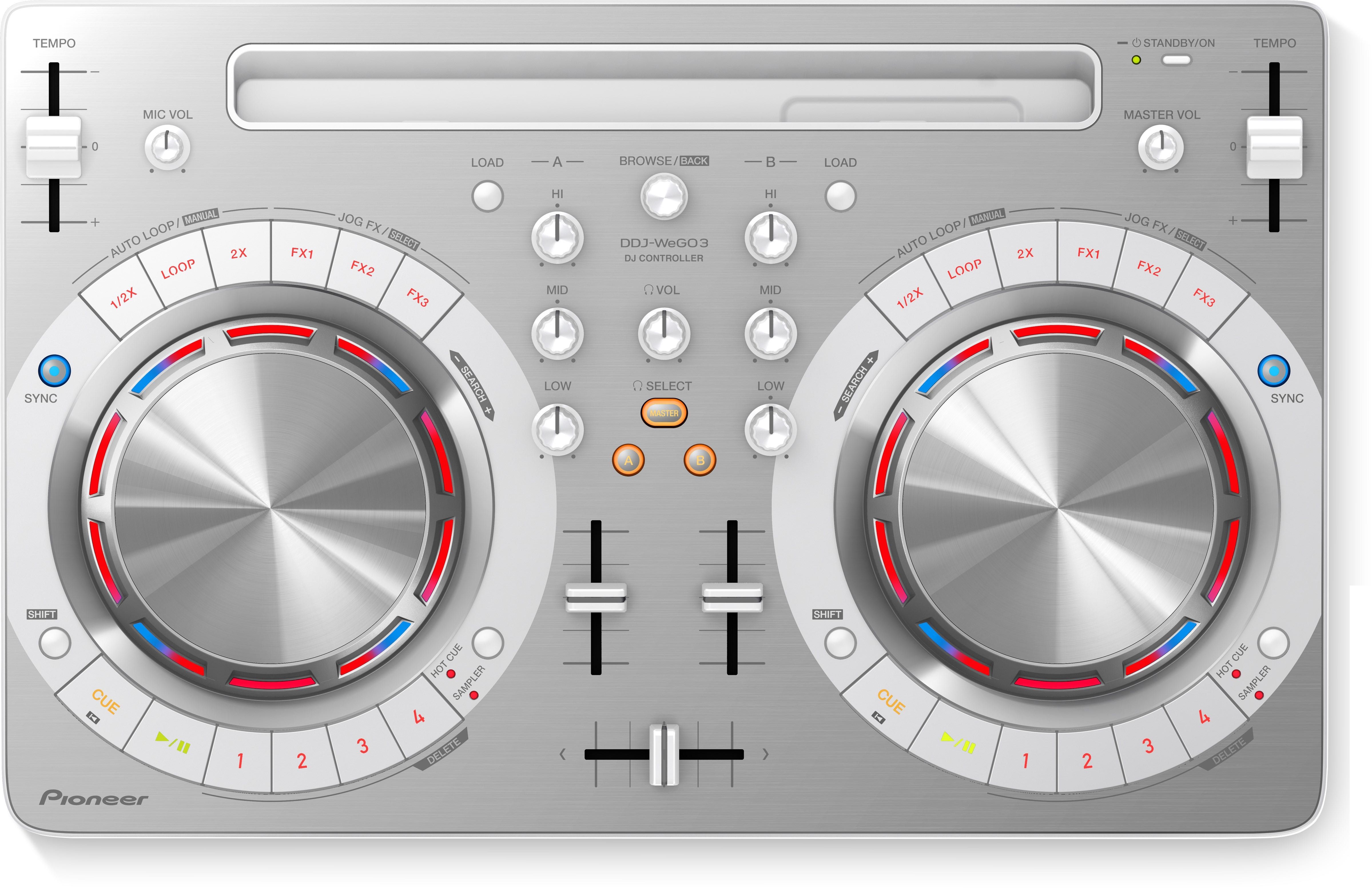 DJ контроллер Pioneer DDJ-WeGO3 Futuristic color Limited Edition