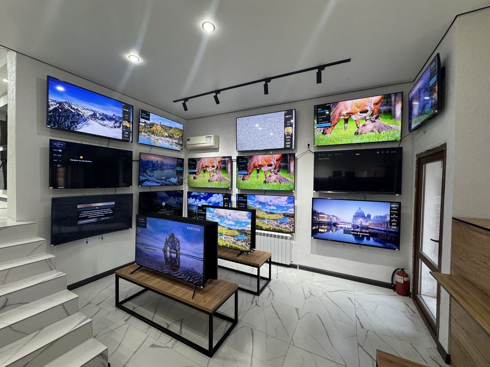 Телевизоры LG, Samsung 32–85” Smart TV Tizen, webOS, Android, Гарантия