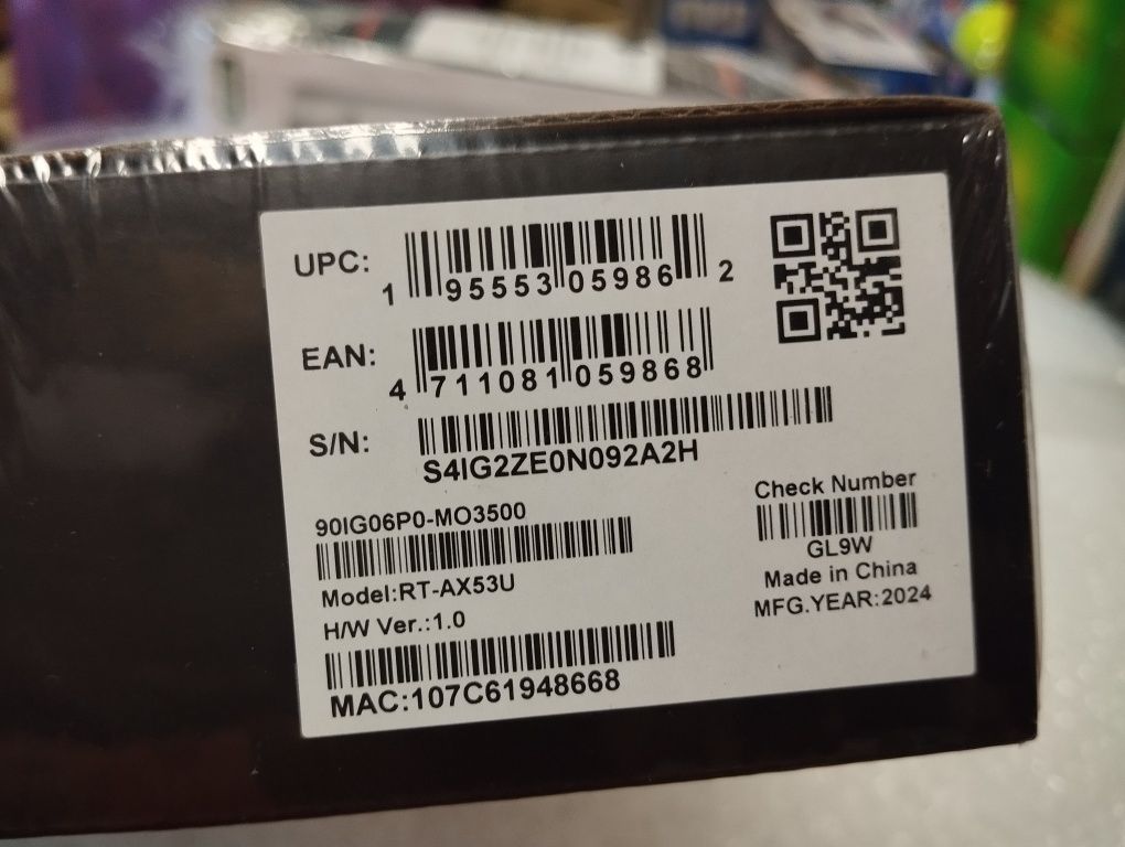 Модем,маршрутизатор Asus rt-ax53u  wifi6