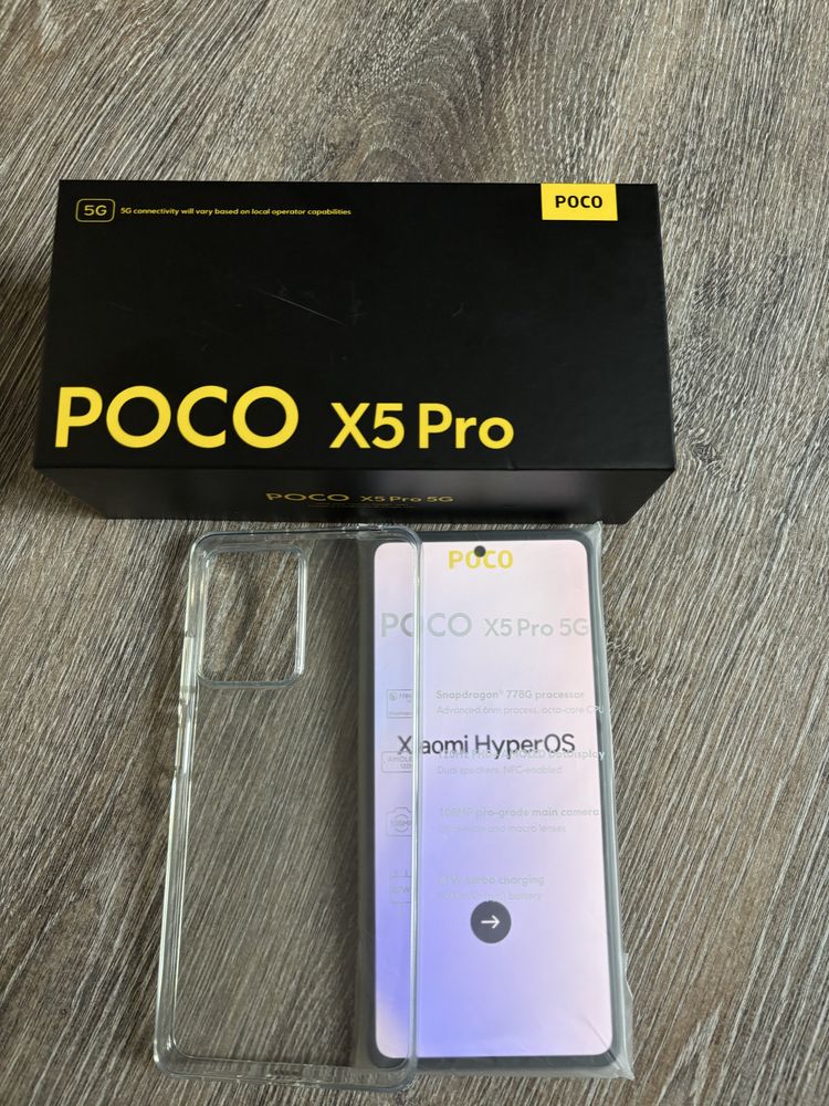 Поко X5 pro 256/8 гб + чехол