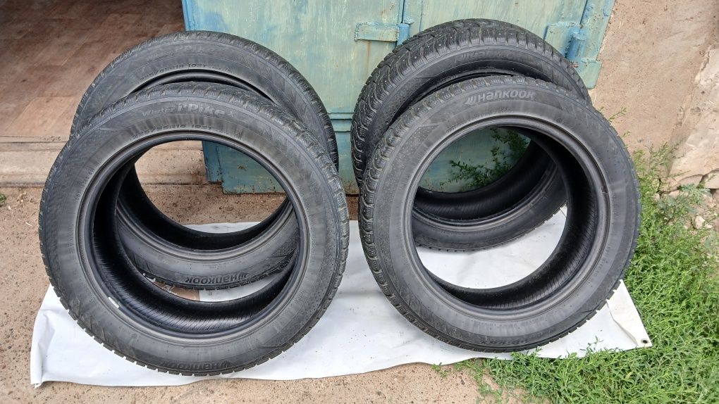 Комплект зим. резин б/у 225×55×18, фирмы "Hankook".