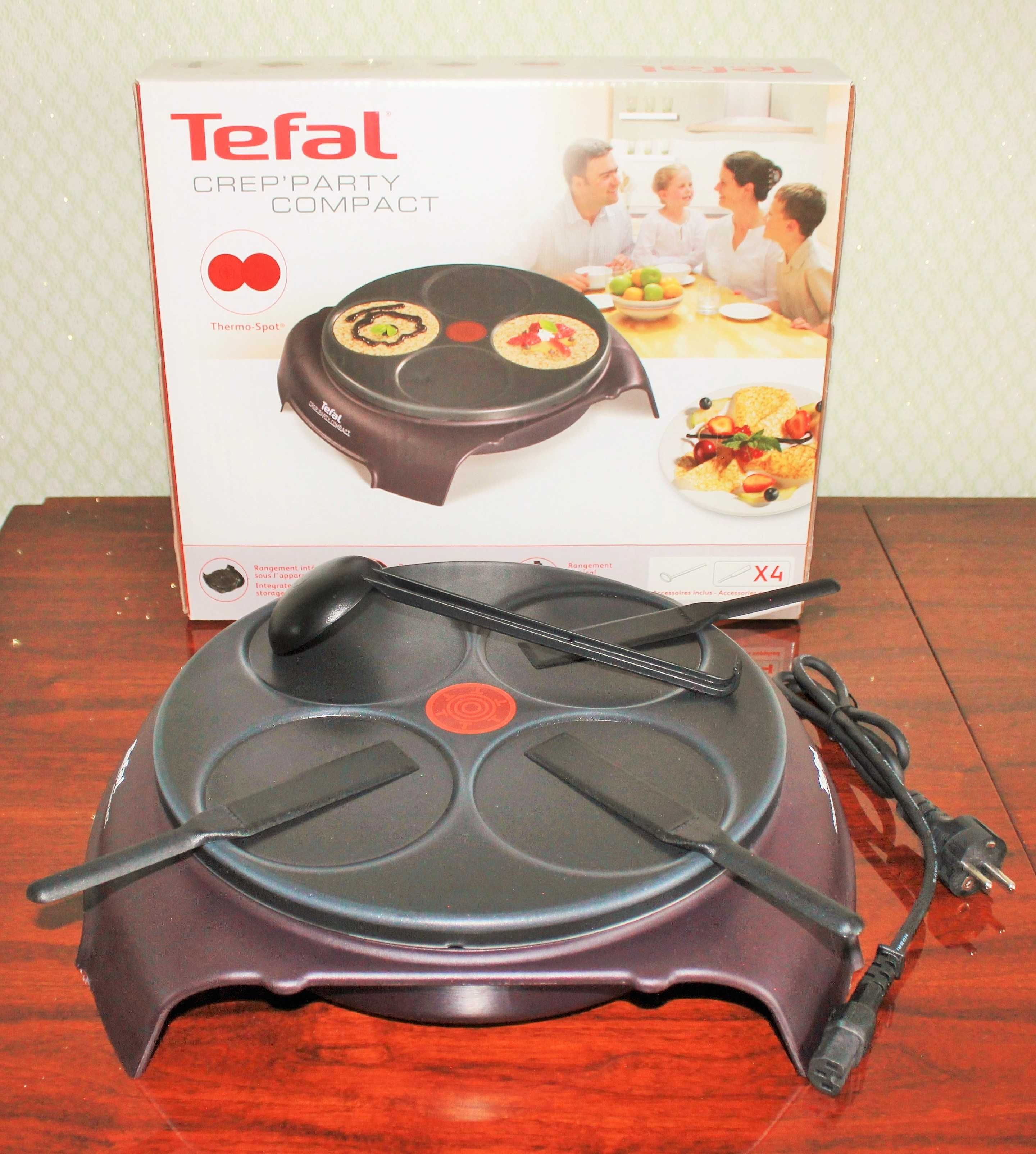 Блинница новая Tefal Crep'Party Compact - 15 000 тенге