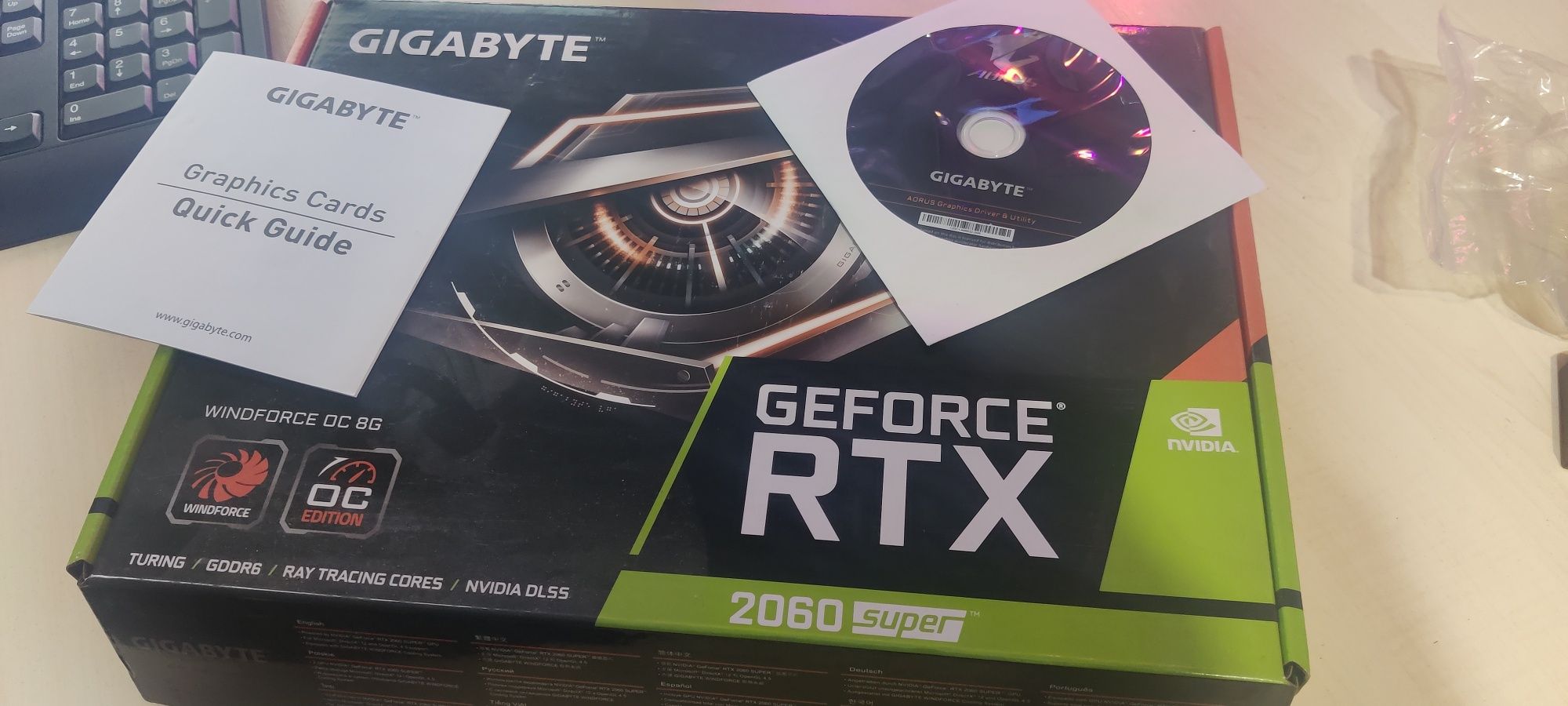 Видеокарта Gigabyte rtx 2060 super windforce oc